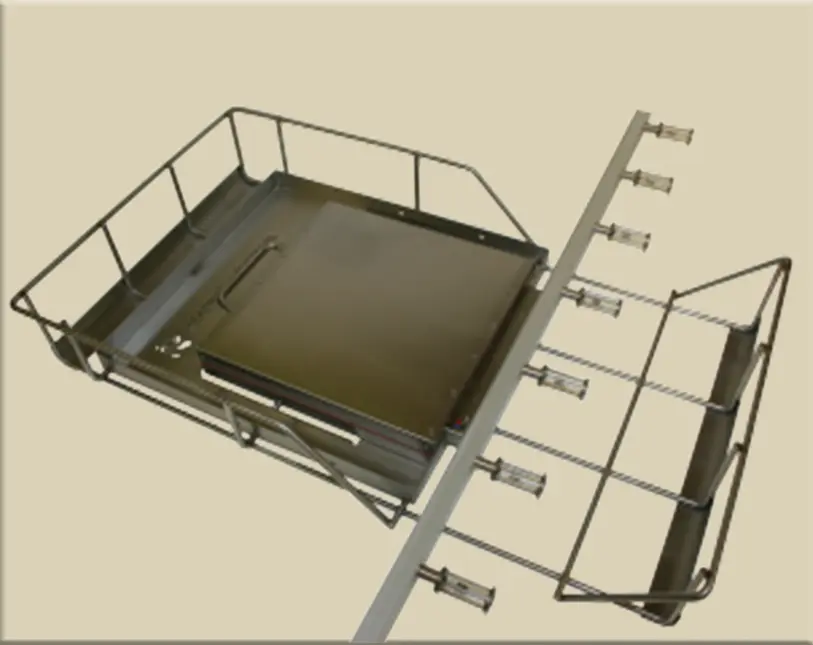 Carrier for Tray and Grid Conveyor Ovens