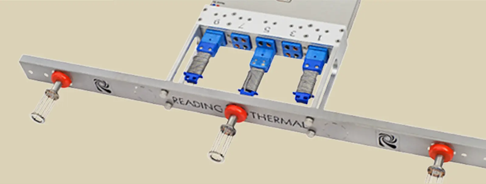 Magnetic Temperature Sensor Array